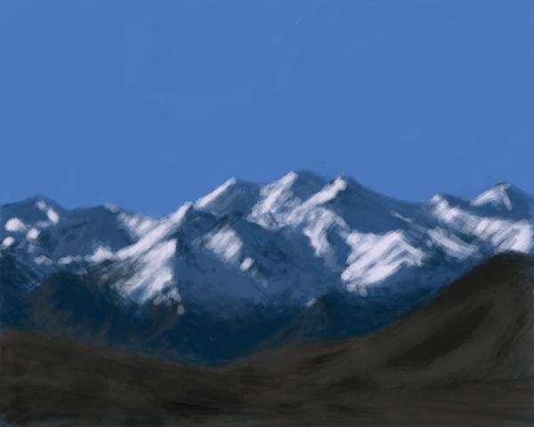 雪山-完成图jpg